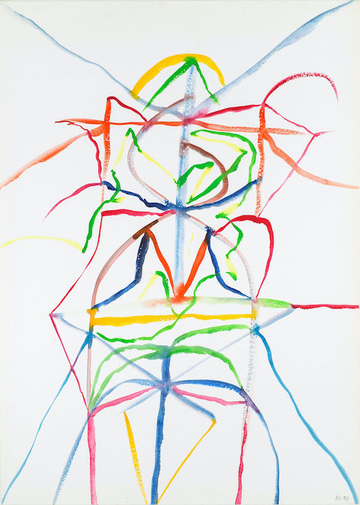 Bild 3: Josef Herzog, ohne Titel, 1978, Aquarell auf Papier, 69.5 × 50 cm, Nachlass Josef Herzog, Foto: Marc Latzel 